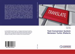 Text Conversion System Between Turkic Dialects - Alkim, Emel;Çebi, Yalçin