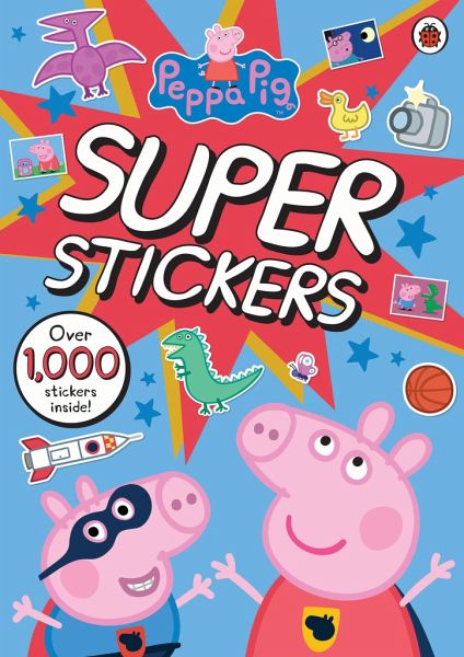 Peppa Pig Sticker Pad Buch Kinder Activity Sticker Mit 30 Aufkleber 