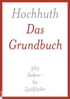 Das Grundbuch - Hochhuth, Rolf
