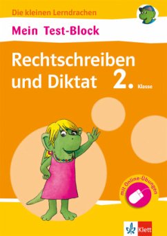 Klett Mein Test-Block Rechtschreiben und Diktat 2. Klasse