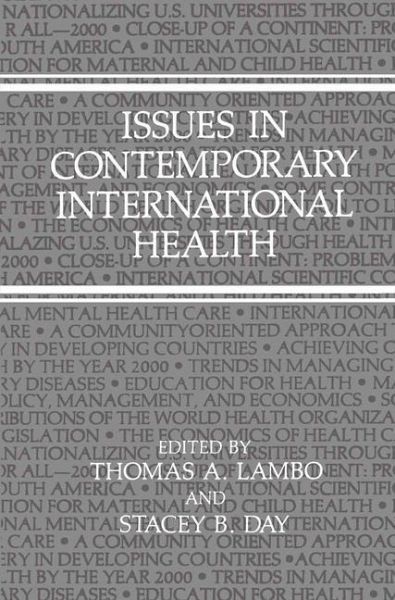 Issues in Contemporary International Health (eBook, PDF)