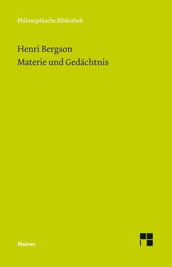 Materie und Gedächtnis (eBook, PDF) - Bergson, Henri