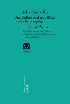 Das Sollen und das Böse in der Philosophie Immanuel Kants (eBook, PDF) - Sirovátka, Jakub
