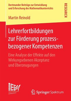 Lehrerfortbildungen zur Förderung prozessbezogener Kompetenzen - Reinold, Martin