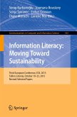 Information Literacy: Moving Toward Sustainability