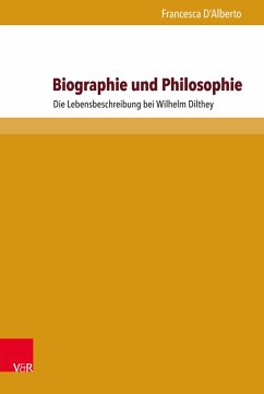 Biographie und Philosophie (eBook, PDF) - D'Alberto, Francesca