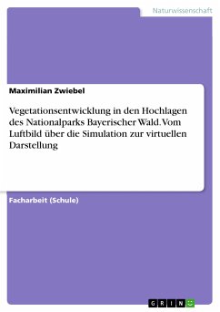 Vegetationsentwicklung in den Hochlagen des Nationalparks Bayerischer Wald. Vom Luftbild über die Simulation zur virtuellen Darstellung (eBook, PDF)