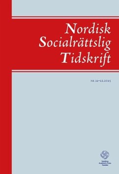 Nordisk Socialrättslig Tidskrift 11¿12, 2015