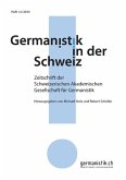 Germanistik in der Schweiz Germanistik in der Schweiz