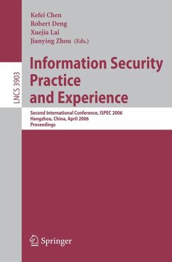 Information Security Practice and Experience (eBook, PDF)
