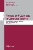 Algebra and Coalgebra in Computer Science (eBook, PDF)