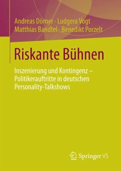 Riskante Bühnen (eBook, PDF) - Dörner, Andreas; Vogt, Ludgera; Bandtel, Matthias; Porzelt, Benedikt