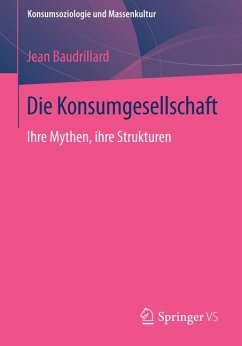 Die Konsumgesellschaft (eBook, PDF) - Baudrillard, Jean