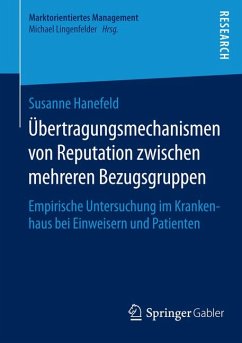 Übertragungsmechanismen von Reputation zwischen mehreren Bezugsgruppen (eBook, PDF) - Hanefeld, Susanne