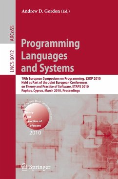Cover Programming Languages and Systems (eBook, PDF)