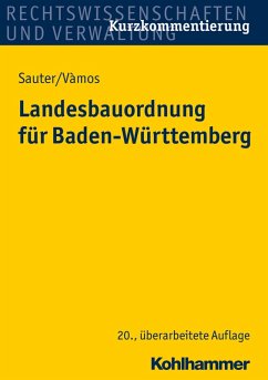 Landesbauordnung für Baden-Württemberg (eBook, ePUB) - Sauter, Helmut; Vàmos, Angelika