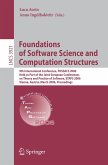 Foundations of Software Science and Computational Structures (eBook, PDF)