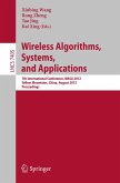 Wireless Algorithms, Systems, and Applications (eBook, PDF)