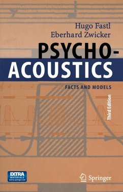 Psychoacoustics (eBook, PDF) - Fastl, Hugo; Zwicker, Eberhard