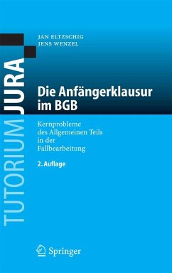 Cover Die Anfängerklausur im BGB (eBook, PDF)