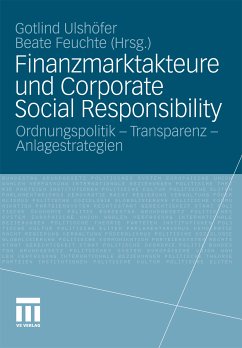Finanzmarktakteure und Corporate Social Responsibility (eBook, PDF)