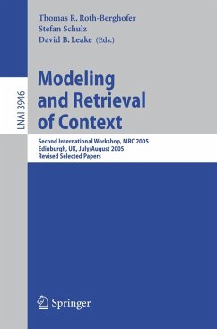 Modeling and Retrieval of Context (eBook, PDF)