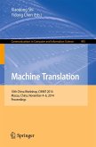 Machine Translation (eBook, PDF)