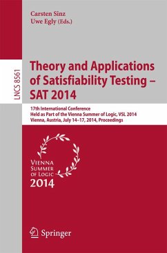 Cover Theory and Applications of Satisfiability Testing - SAT 2014 (eBook, PDF)