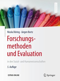 Forschungsmethoden und Evaluation in den Sozial- und Humanwissenschaften (eBook, PDF) - Döring, Nicola; Bortz, Jürgen