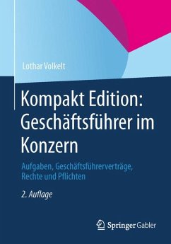 Kompakt Edition: Geschäftsführer im Konzern (eBook, PDF) - Volkelt, Lothar
