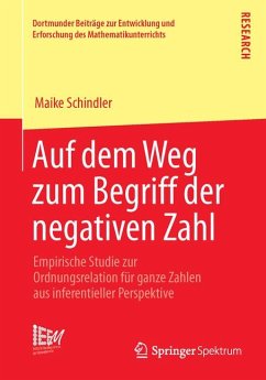 Auf dem Weg zum Begriff der negativen Zahl (eBook, PDF) - Schindler, Maike