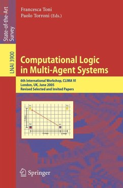 Cover Computational Logic in Multi-Agent Systems (eBook, PDF)