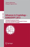 Advances in Cryptology - EUROCRYPT 2013 (eBook, PDF)