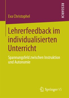 Lehrerfeedback im individualisierten Unterricht (eBook, PDF) - Christophel, Eva