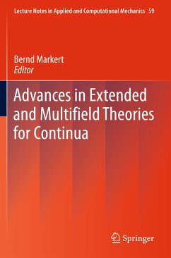 Advances in Extended and Multifield Theories for Continua (eBook, PDF)