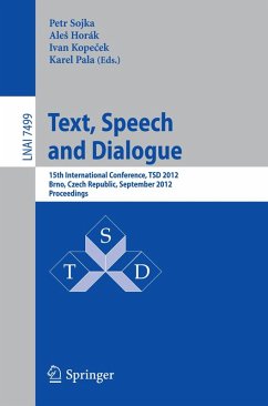 Cover Text, Speech and Dialogue (eBook, PDF)
