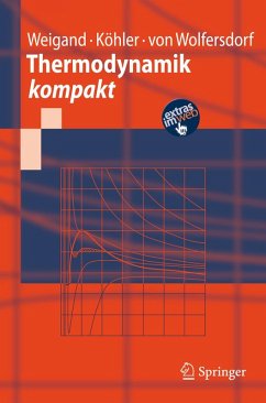 Thermodynamik kompakt (eBook, PDF) - Weigand, Bernhard; Köhler, Jürgen; Wolfersdorf, Jens