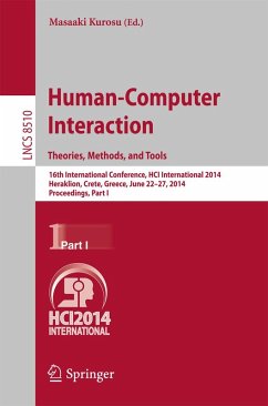 Human-Computer Interaction. Theories, Methods, and Tools (eBook, PDF)
