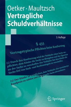 Vertragliche Schuldverhältnisse (eBook, PDF) - Oetker, Hartmut; Maultzsch, Felix