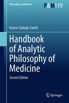 Handbook of Analytic Philosophy of Medicine (eBook, PDF) - Sadegh-Zadeh, Kazem