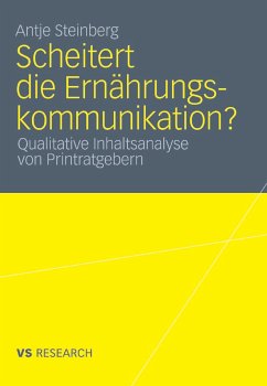 Scheitert die Ernährungskommunikation? (eBook, PDF) - Steinberg, Antje