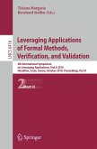 Leveraging Applications of Formal Methods, Verification, and Validation (eBook, PDF)