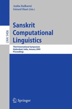 Sanskrit Computational Linguistics (eBook, PDF)