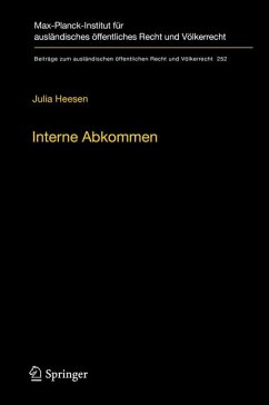 Interne Abkommen (eBook, PDF) - Heesen, Julia