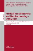 Artificial Neural Networks and Machine Learning -- ICANN 2013 (eBook, PDF)