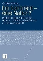 Ein Kontinent - eine Nation? (eBook, PDF) - Kalina, Ondrej