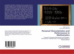 Personal Characteristics and Performance in Mathematics - Yuko Oso, Willis;Sultan Indhamood, Omer