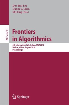 Cover Frontiers in Algorithms (eBook, PDF)