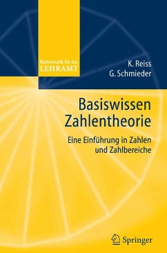 Basiswissen Zahlentheorie (eBook, PDF) - Reiss, Kristina; Schmieder, Gerald