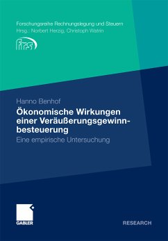 Ökonomische Wirkungen einer Veräußerungsgewinnbesteuerung (eBook, PDF) - Benhof, Hanno